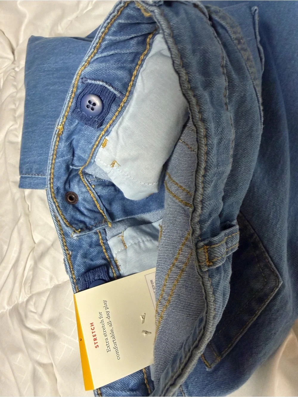 Cat & Jack Kids Joggers and Denim-Style Pants in Navy and Light Blue